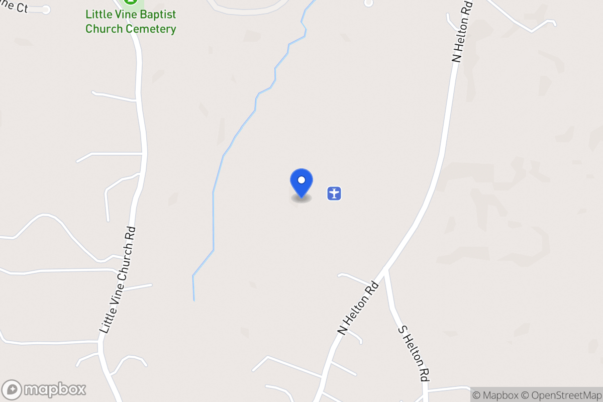 Map of N Helton Rd