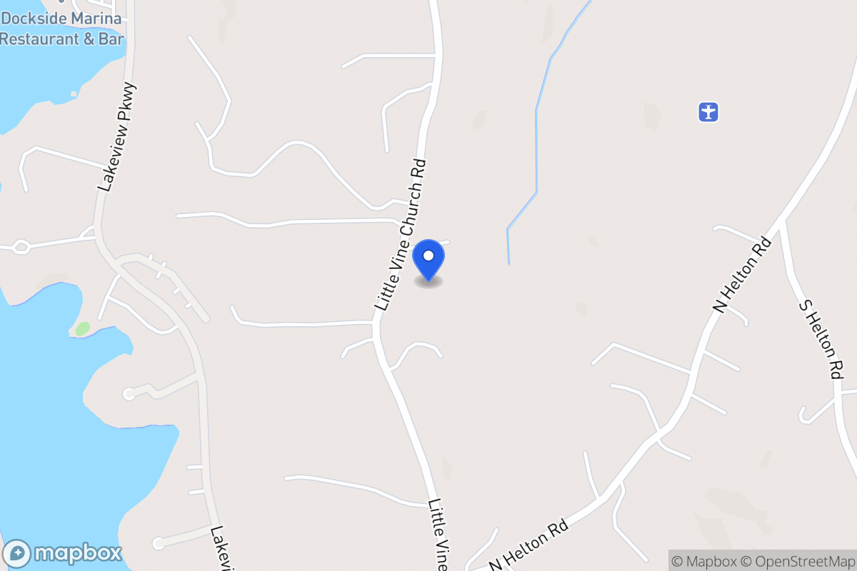 Map of 1105 Little Vine Church Rd