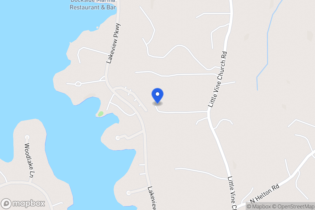 Map of 1074 Little Vine Church Rd