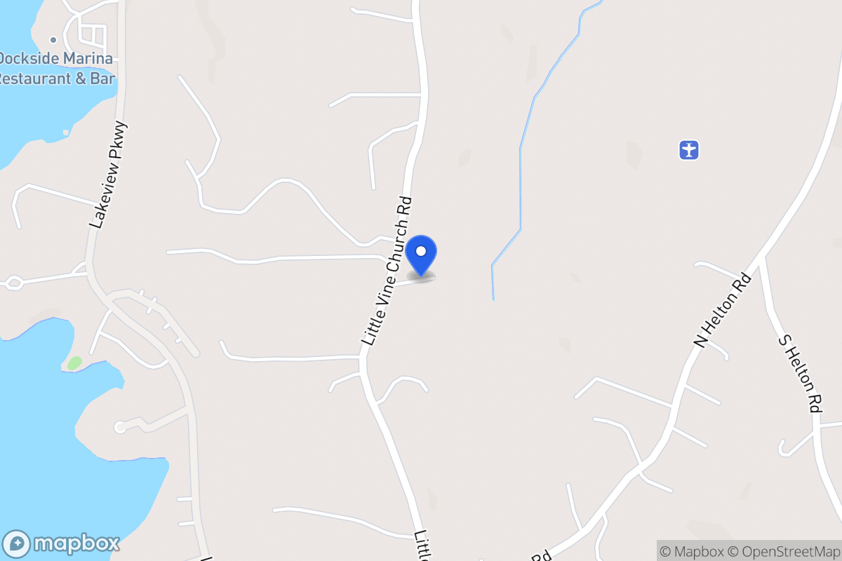Map of 1125 Little Vine Church Rd