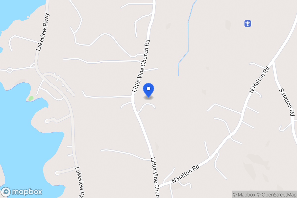 Map of 1093 Little Vine Church Rd