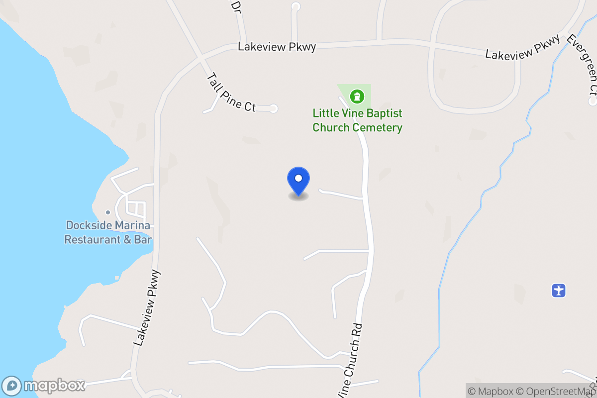 Map of 1211 Little Vine Church Rd