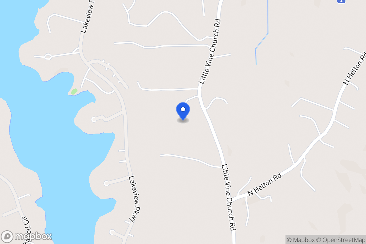 Map of 1062 Little Vine Church Rd