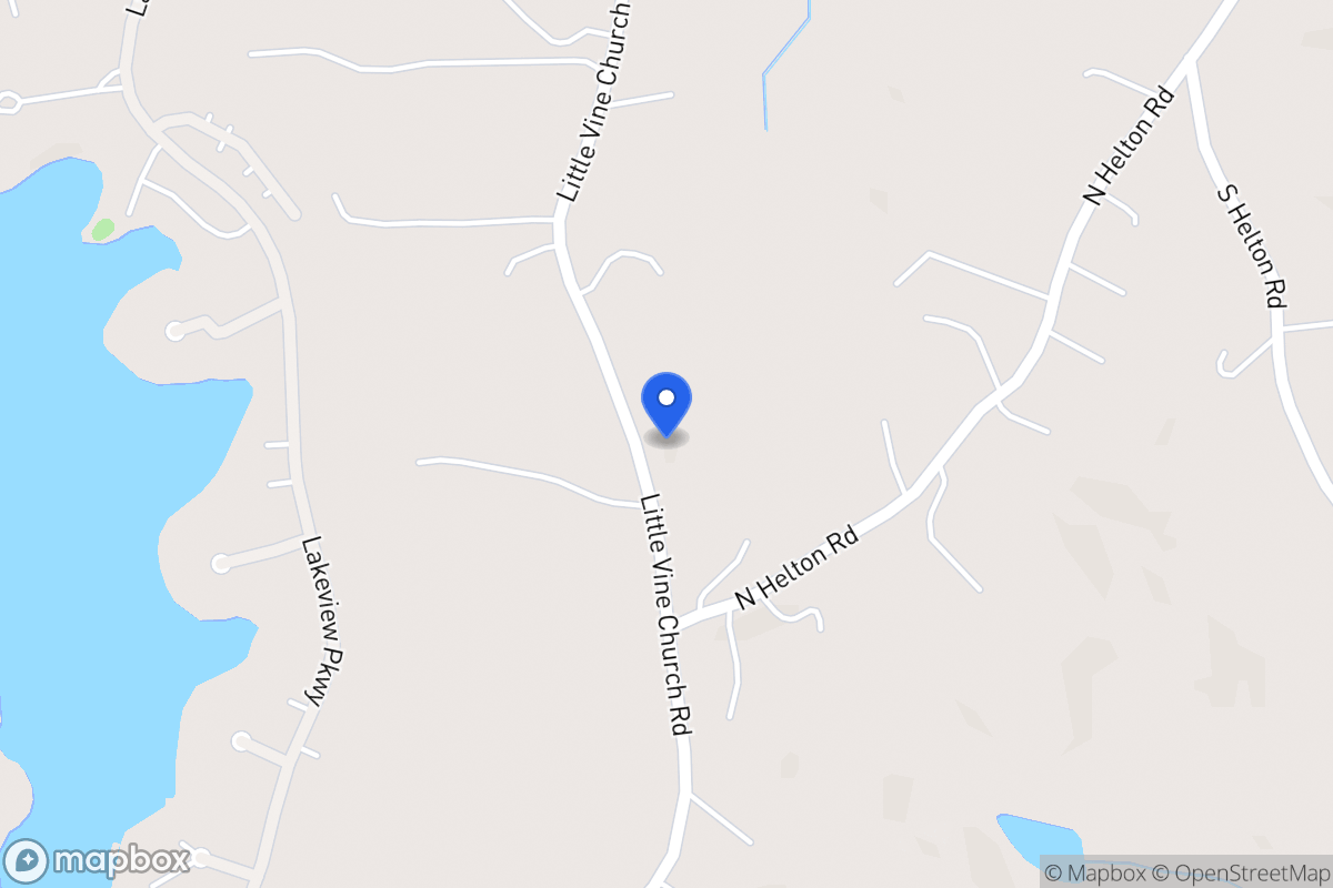 Map of 1001 Little Vine Church Rd
