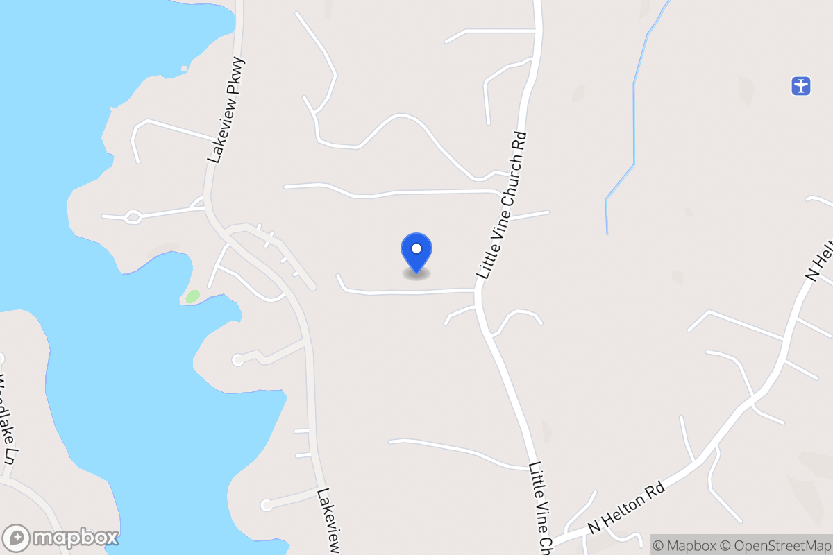 Map of 1066 Little Vine Church Rd