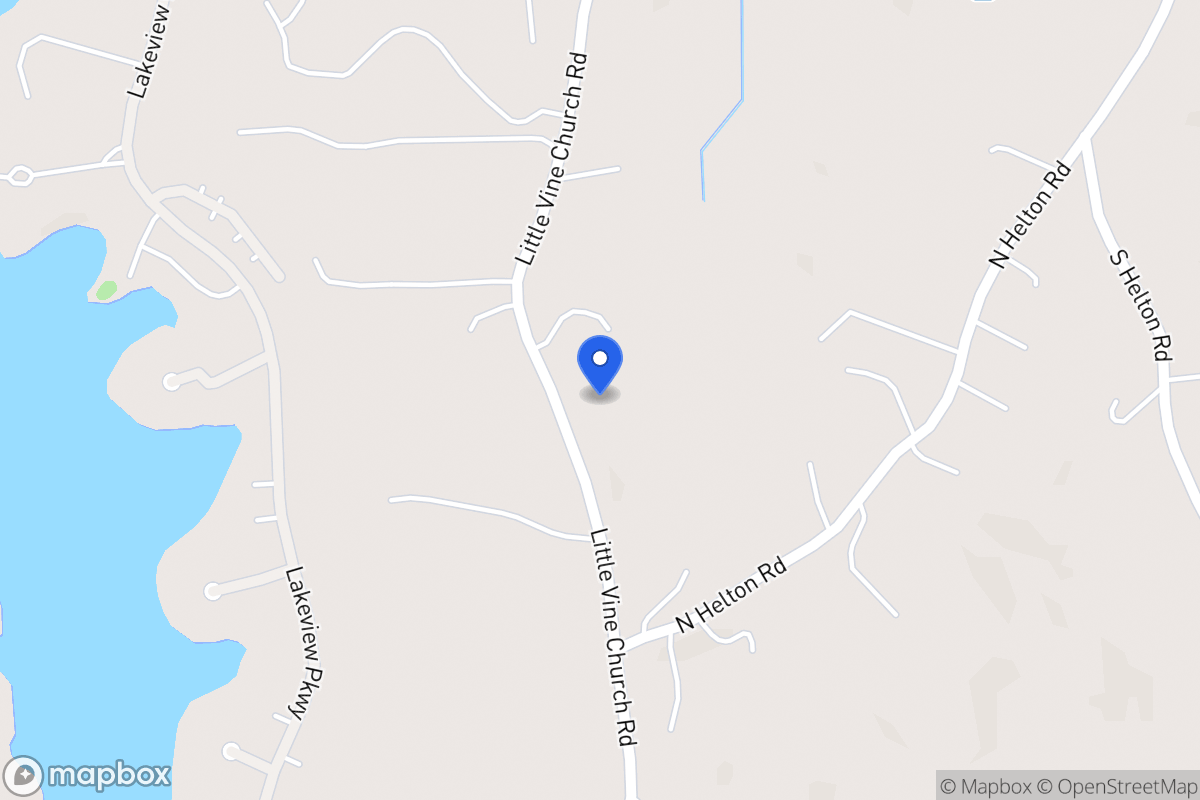 Map of 1011 Little Vine Church Rd