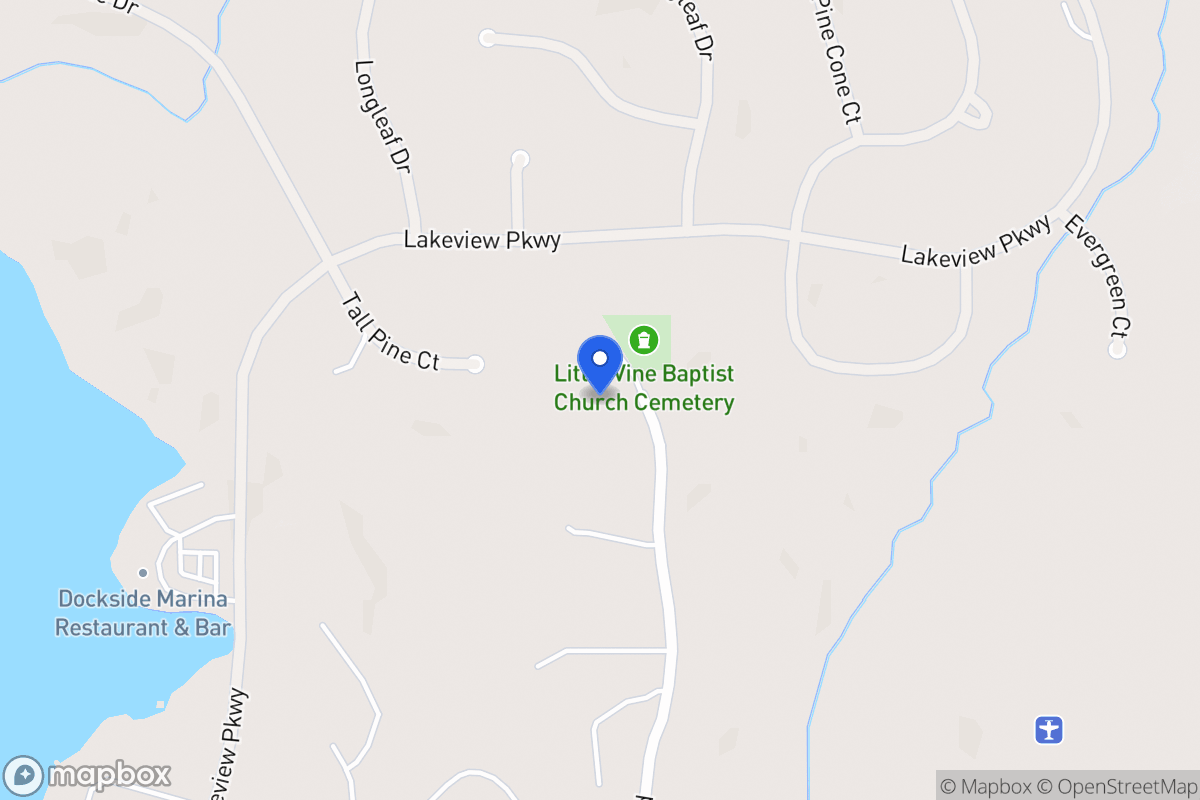 Map of 1300 Little Vine Church Rd