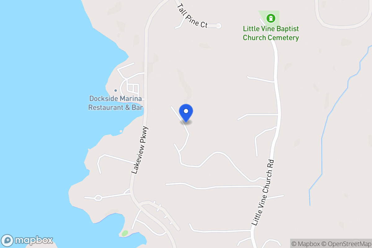 Map of 1156 Little Vine Church Rd