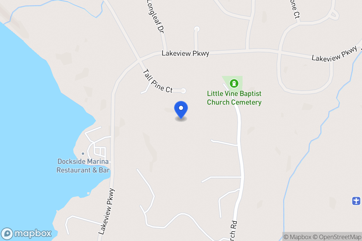 Map of 1251 Little Vine Church Rd