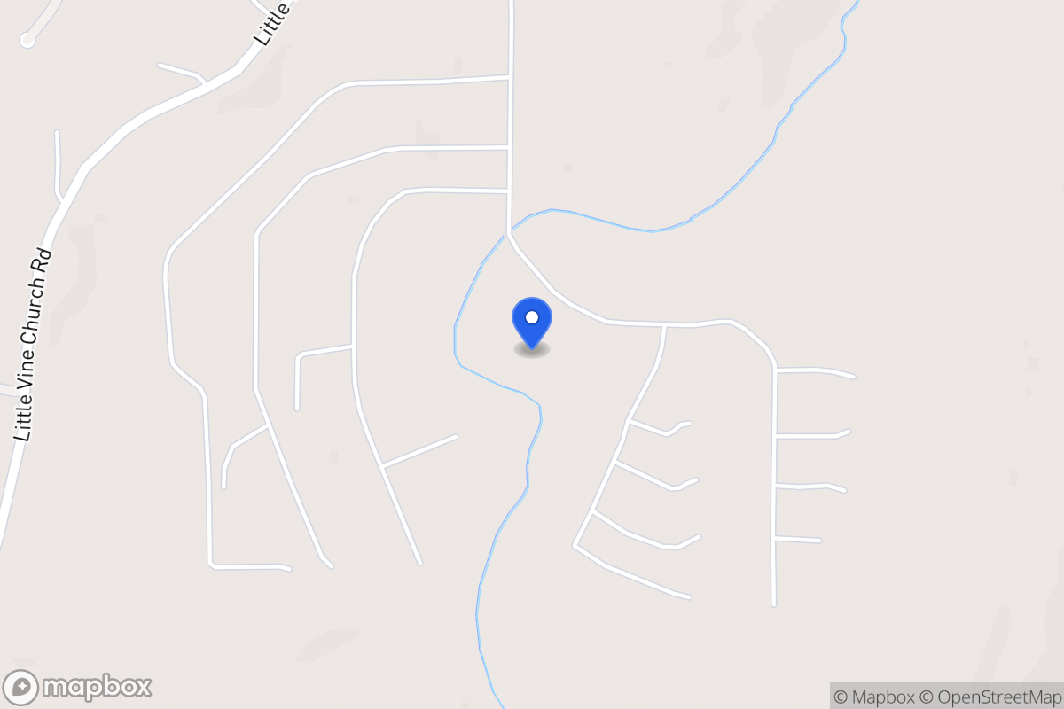 Map of 809 Little Vine Church Rd