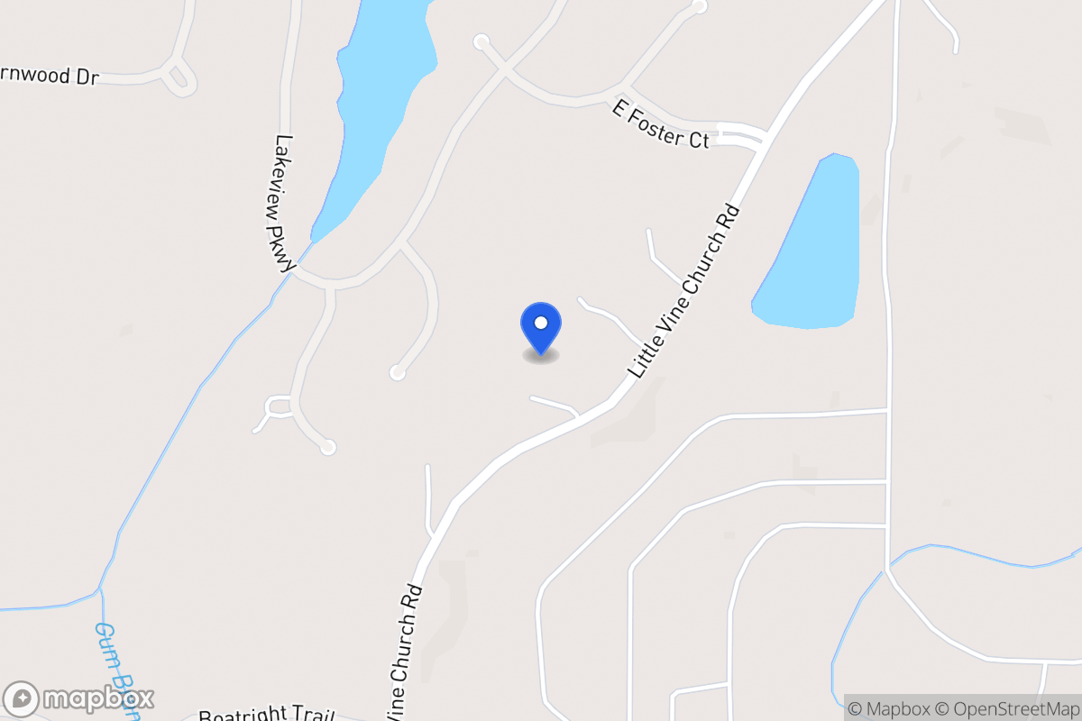 Map of 710 Little Vine Church Rd