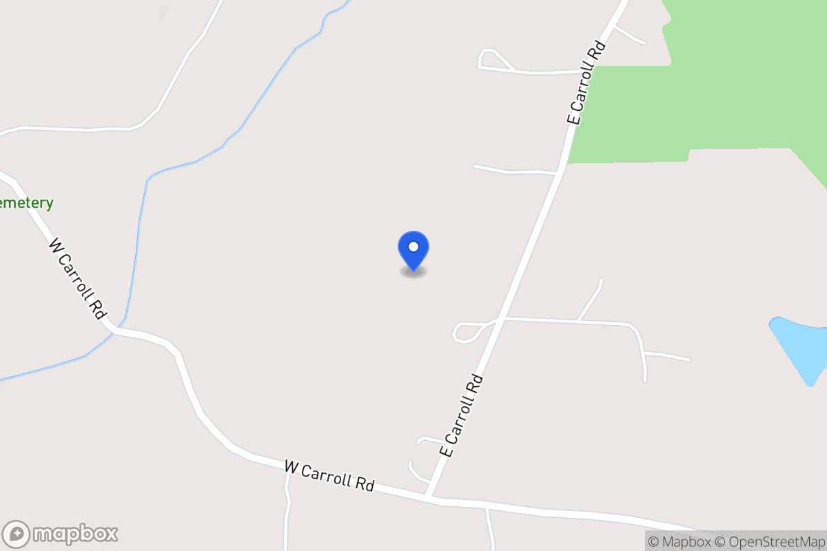Map of 8585 E Carroll Rd