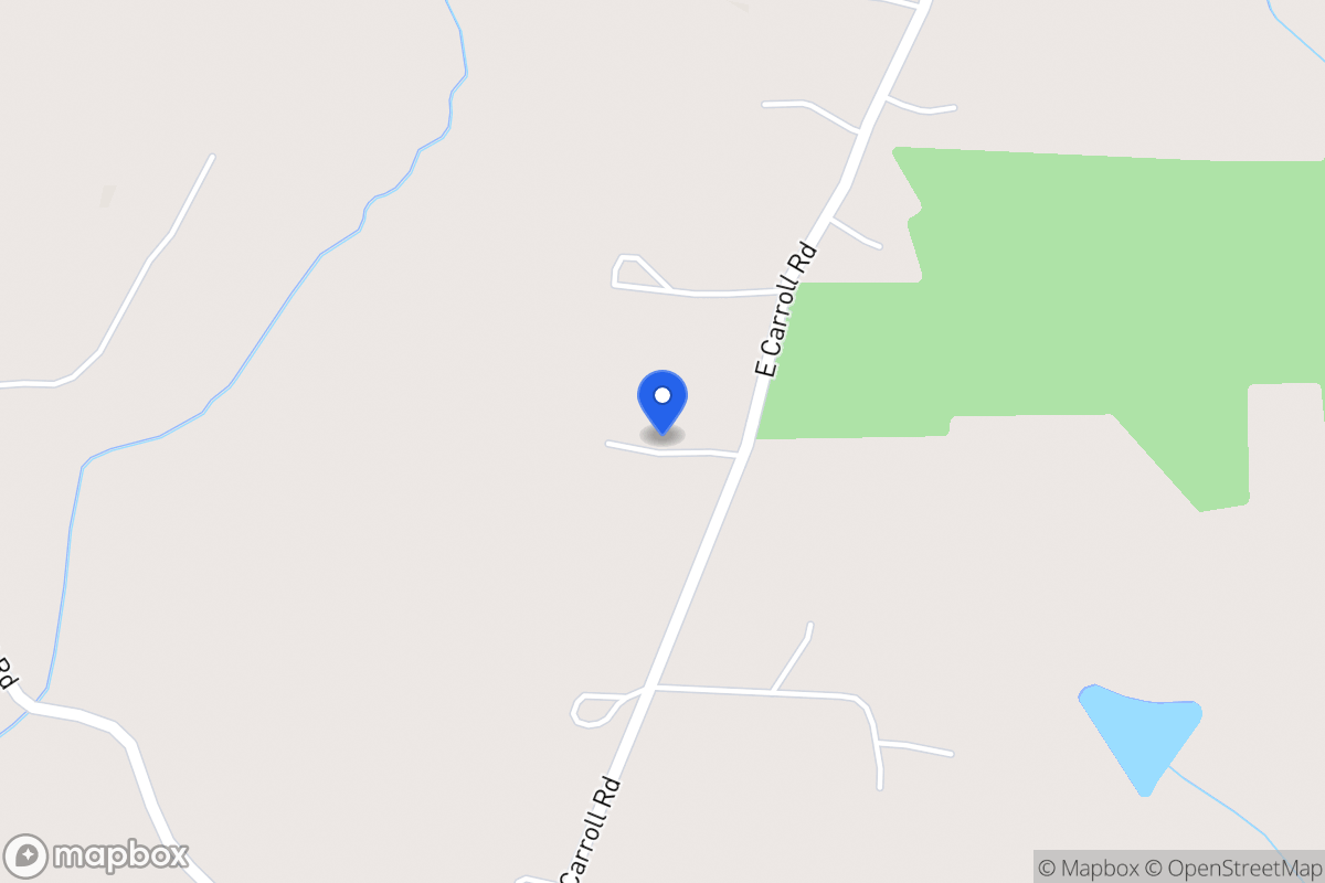 Map of 8505 E Carroll Rd