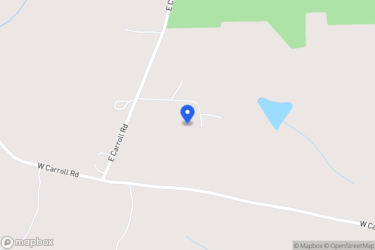 Map of 8580 E Carroll Rd