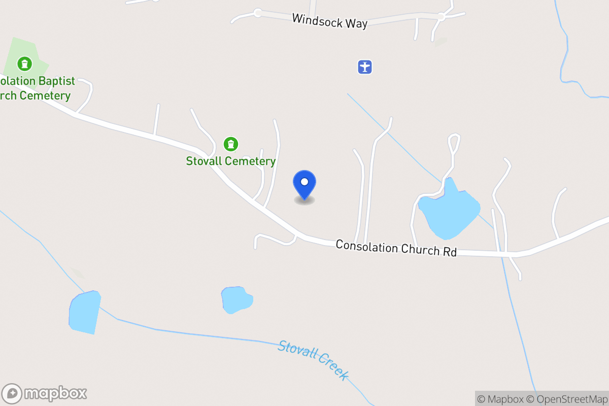 Map of 306 Consolation Church Rd