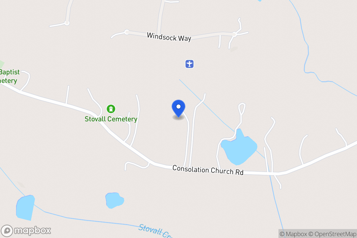 Map of 328 Consolation Church Rd