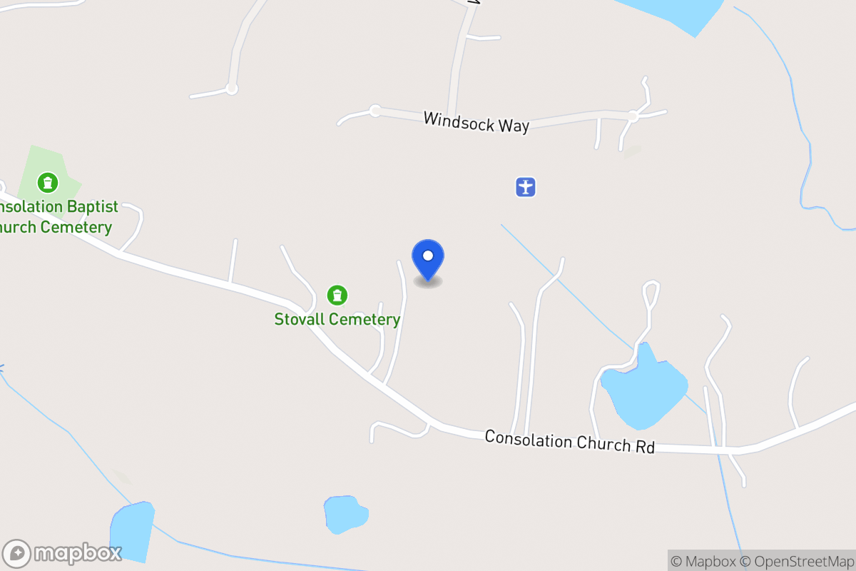 Map of 254 Consolation Church Rd