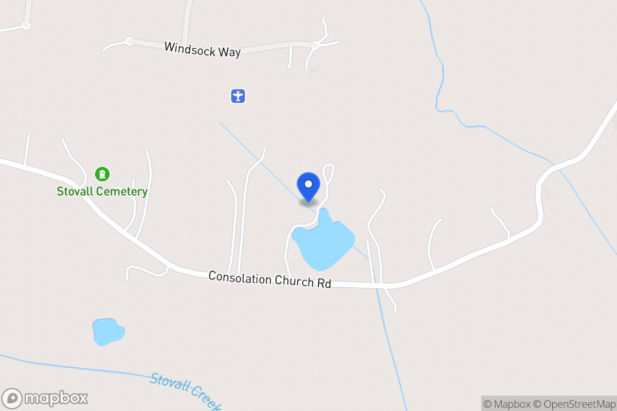 Map of 388 Consolation Church Rd