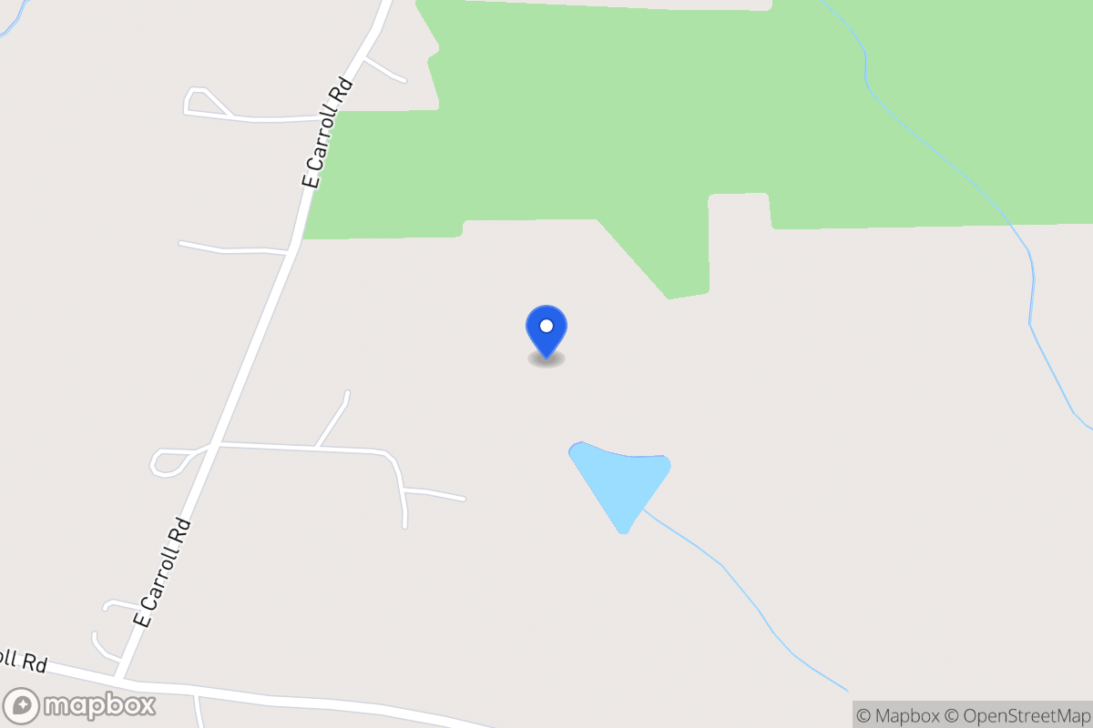 Map of 8562 E Carroll Rd