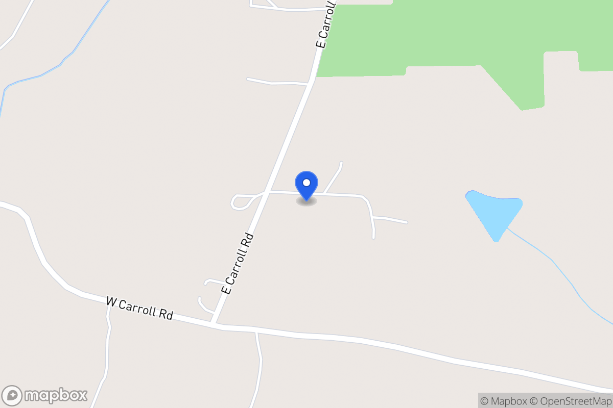 Map of E Carroll Rd