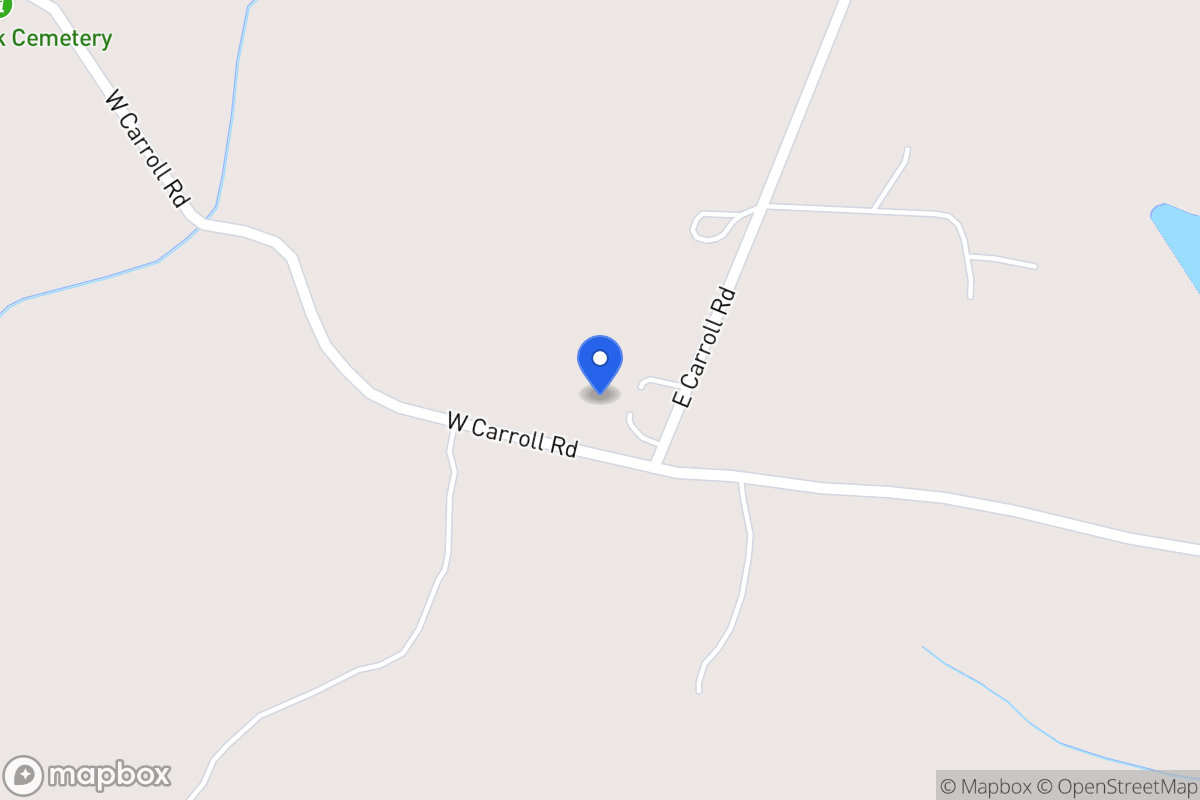 Map of 8599 E Carroll Rd