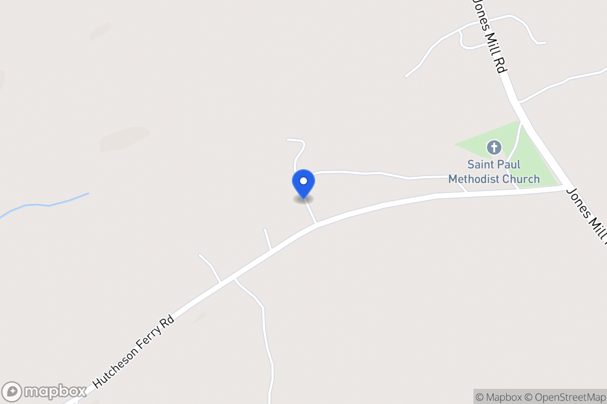 Map of 2150 Hutcheson Ferry Rd