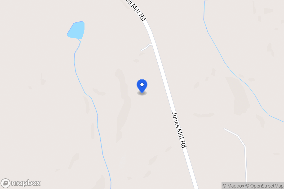 Map of 1970 Jones Mill Rd