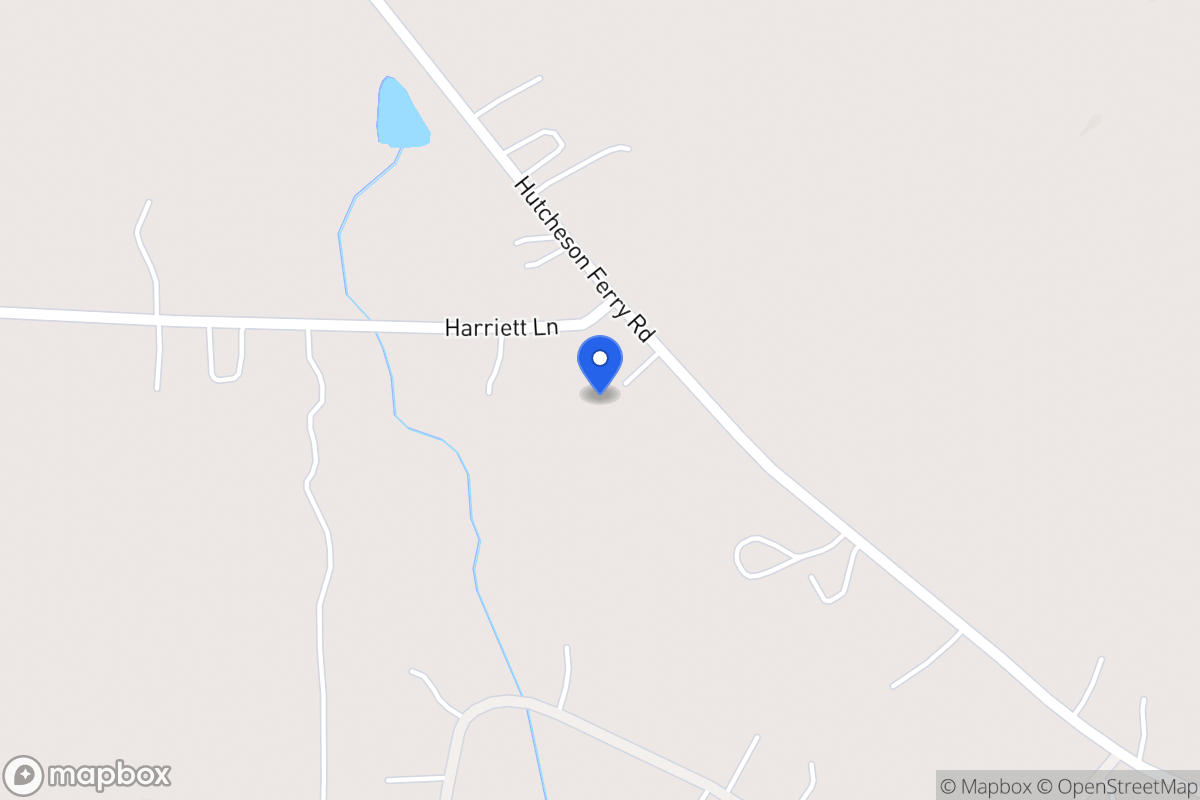 Map of 3529 Hutcheson Ferry Rd