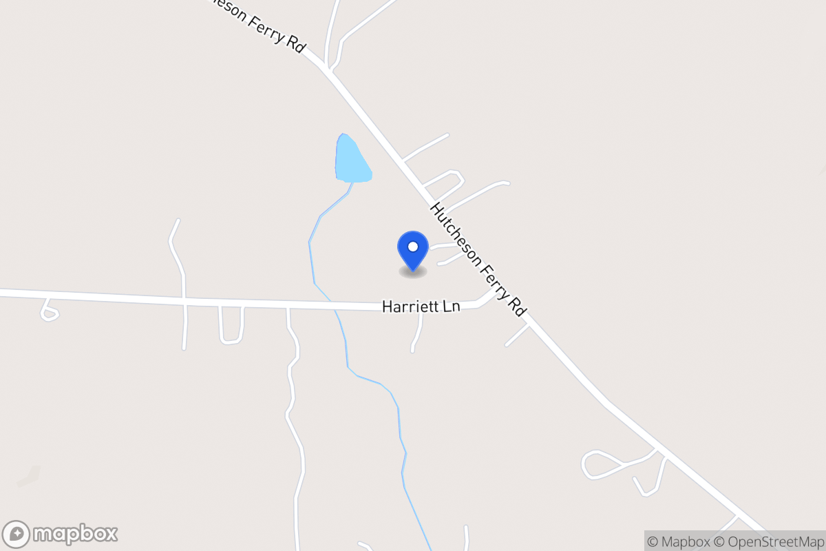 Map of 3493 Hutcheson Ferry Rd