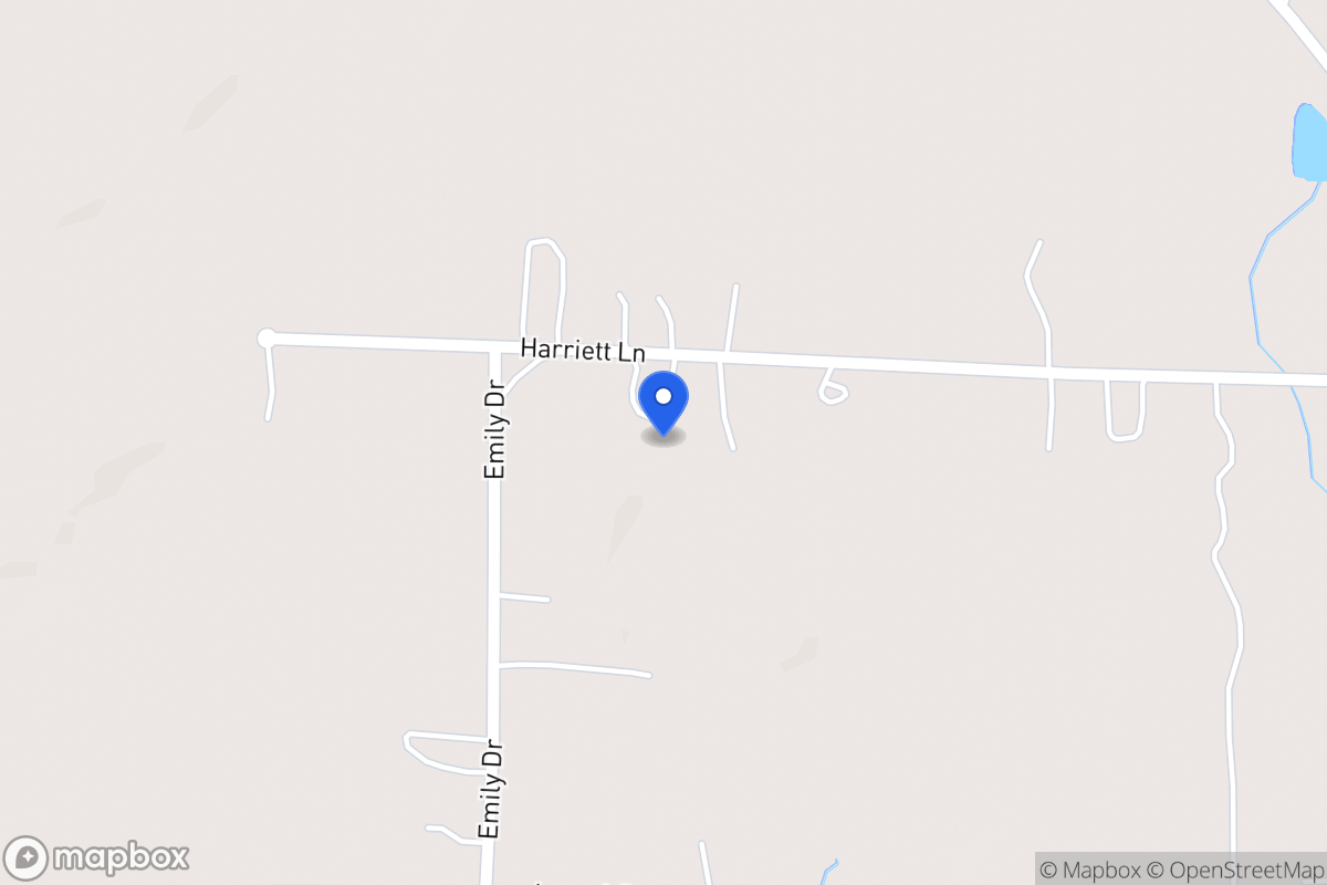 Map of 268 Harriett Ln