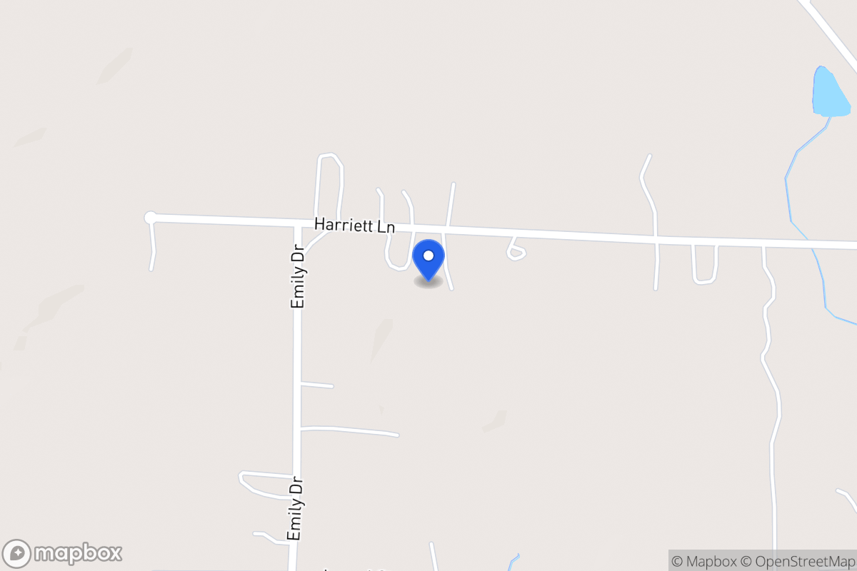 Map of 258 Harriett Ln