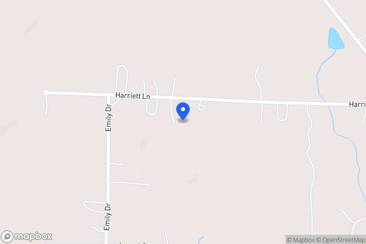 Map of 238 Harriett Ln