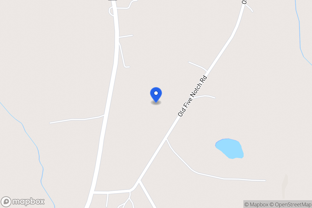 Map of 134 Old Five Notch Rd