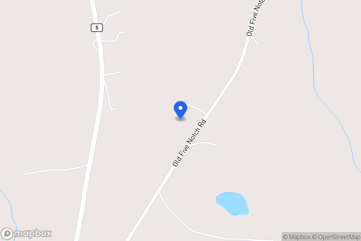Map of 210 Old Five Notch Rd