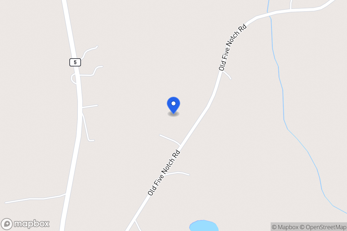 Map of 234 Old Five Notch Rd