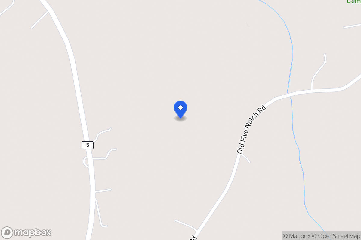 Map of 264 Old Five Notch Rd