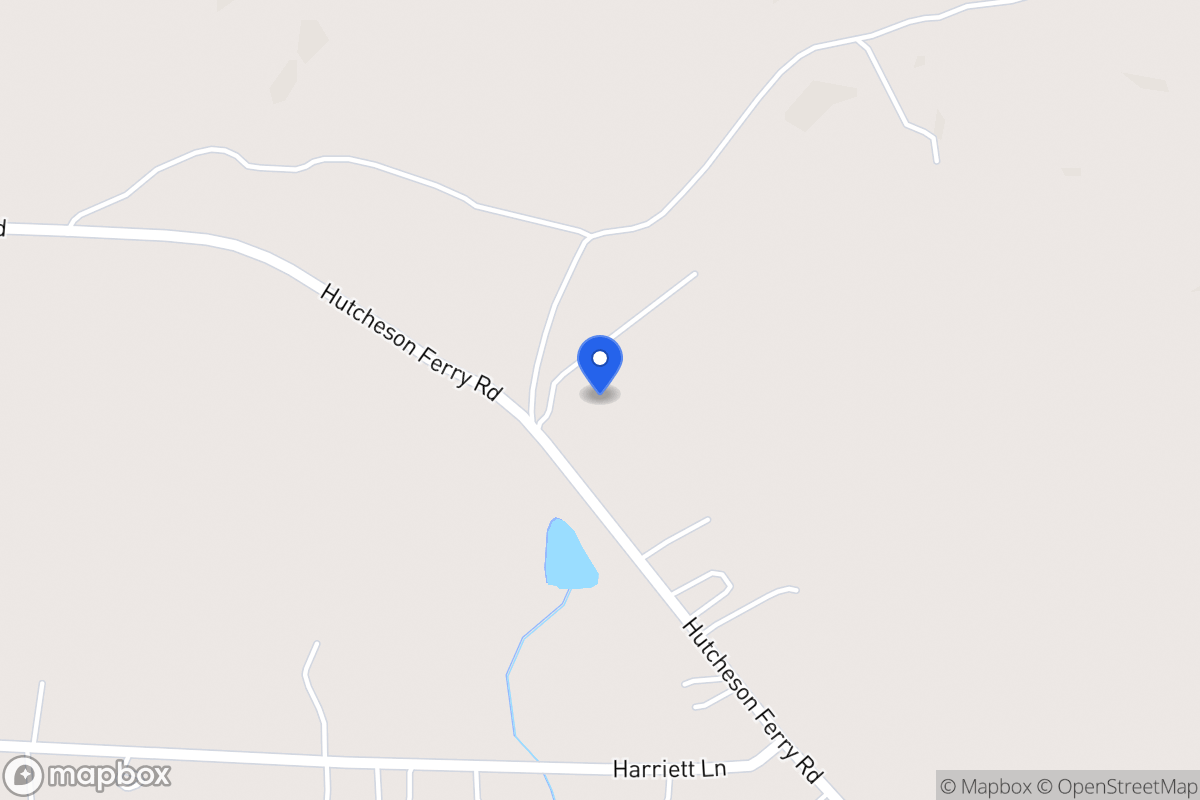 Map of 3400 Hutcheson Ferry Rd