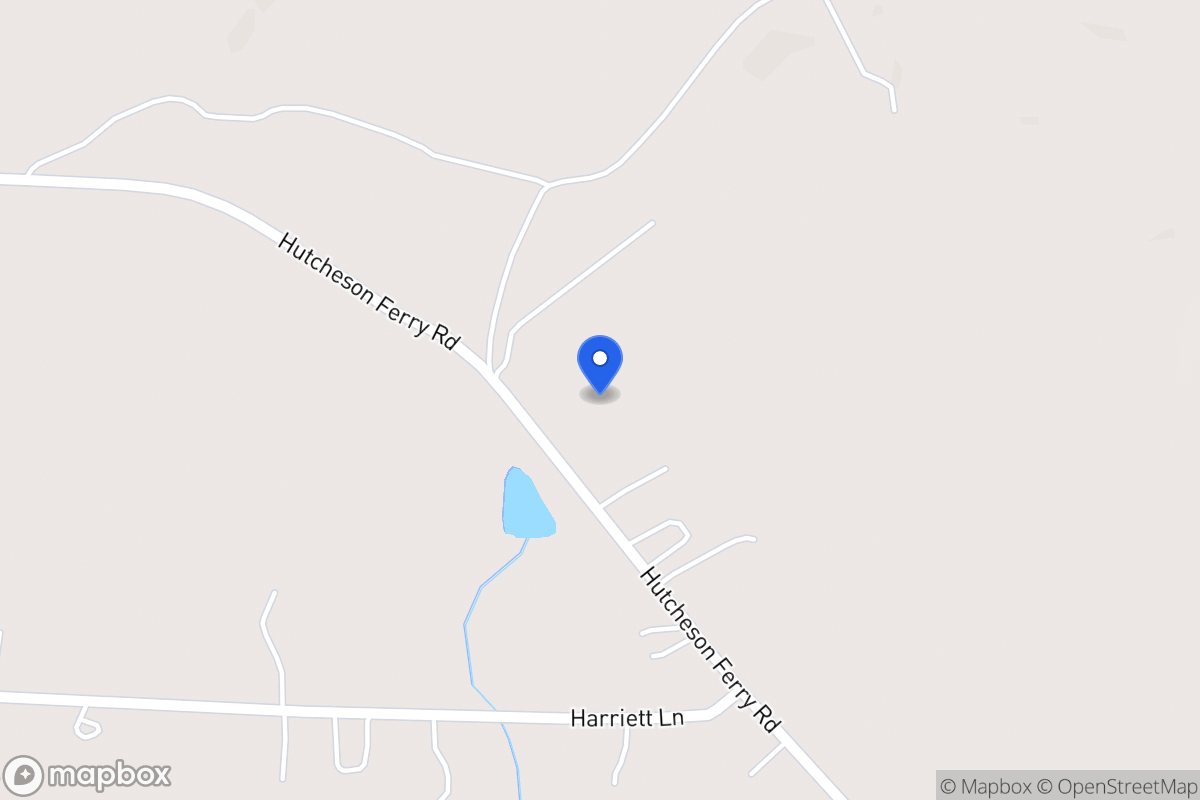 Map of 3414 Hutcheson Ferry Rd