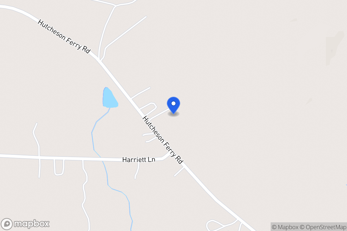 Map of 3486 Hutcheson Ferry Rd