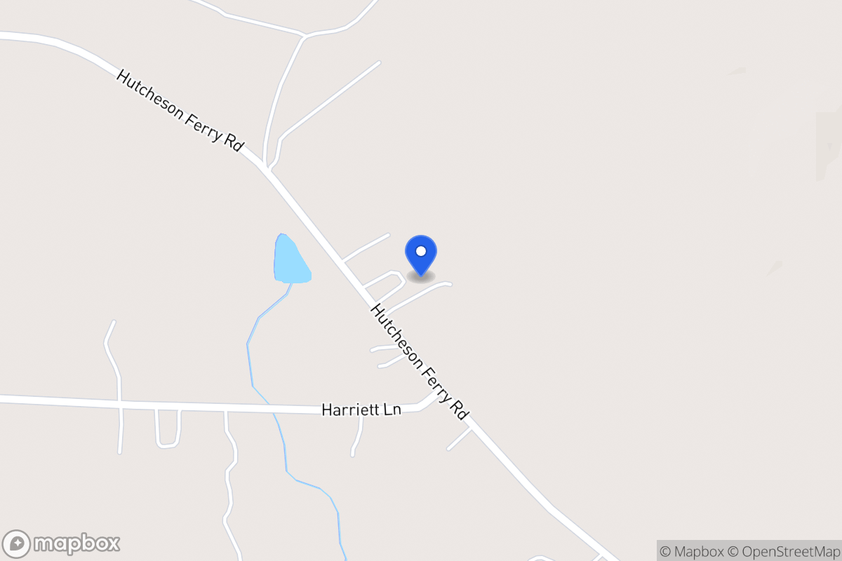 Map of 3480 Hutcheson Ferry Rd