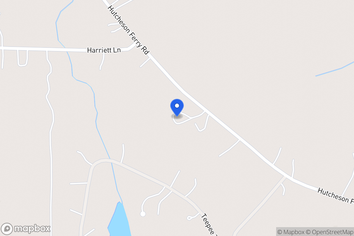 Map of 3623 Hutcheson Ferry Rd