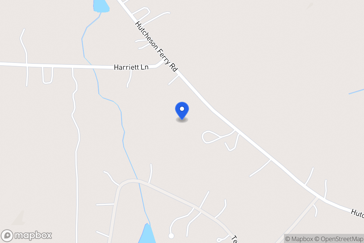 Map of 3601 Hutcheson Ferry Rd
