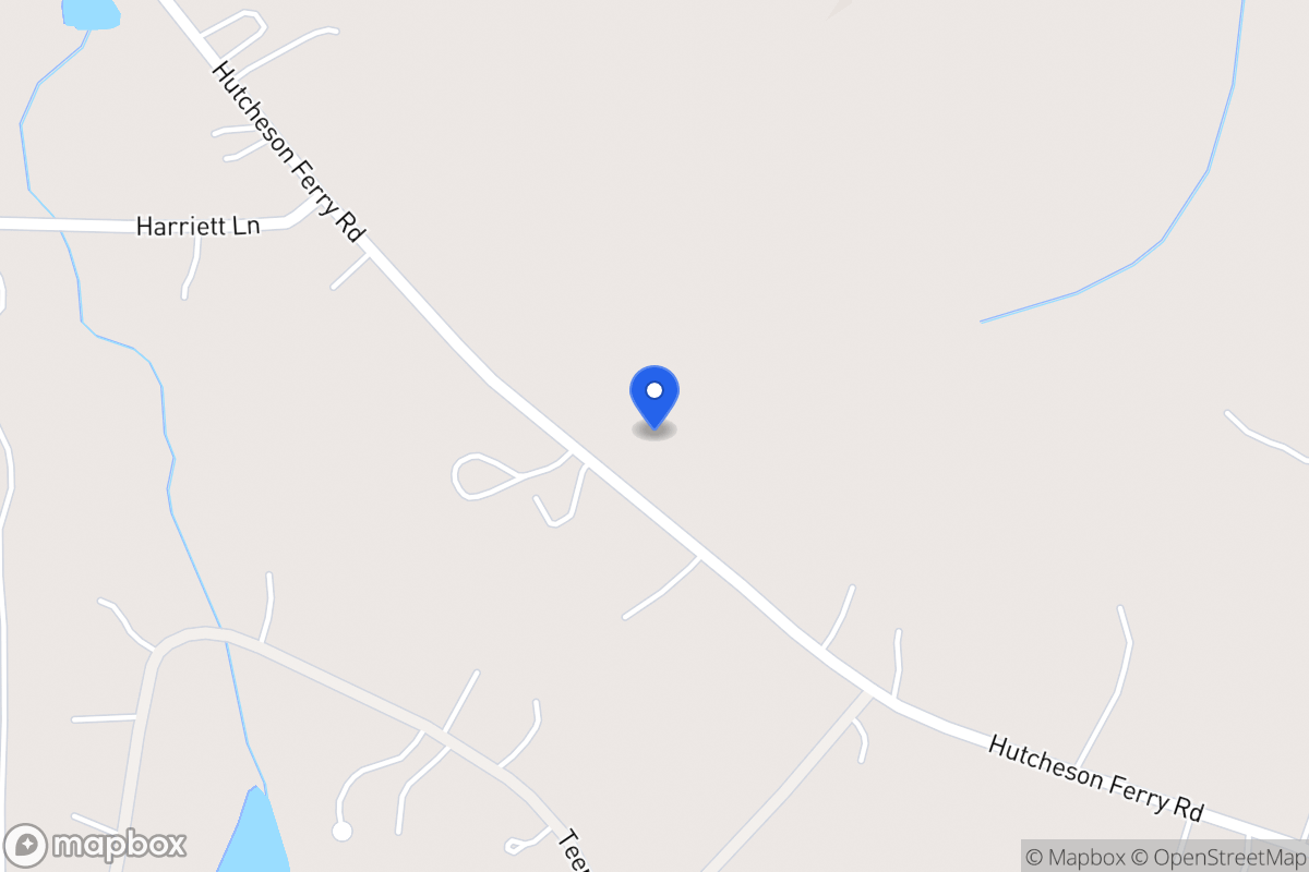 Map of 3652 Hutcheson Ferry Rd