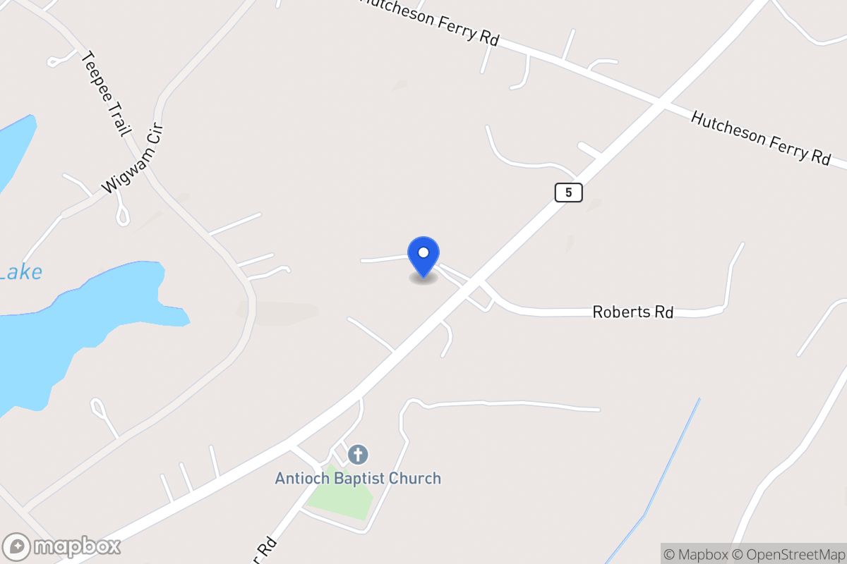 Map of 1916 E 5 Hwy