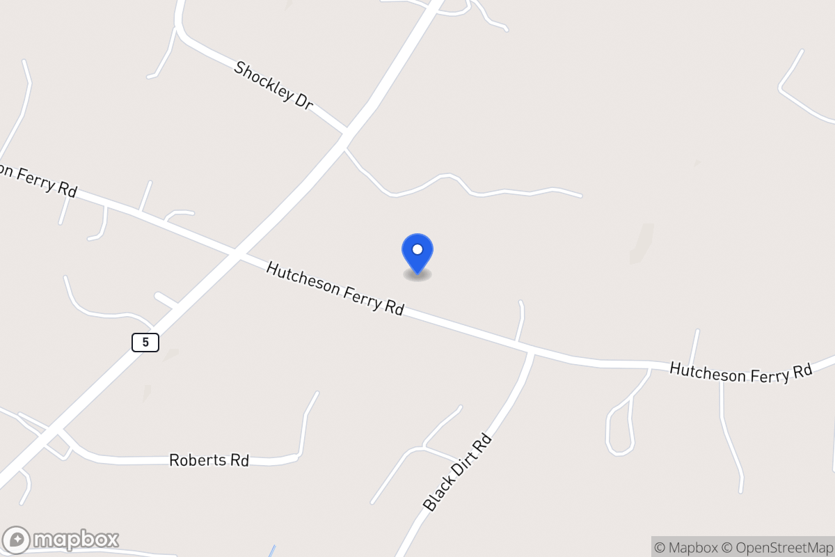 Map of 4016 Hutcheson Ferry Rd