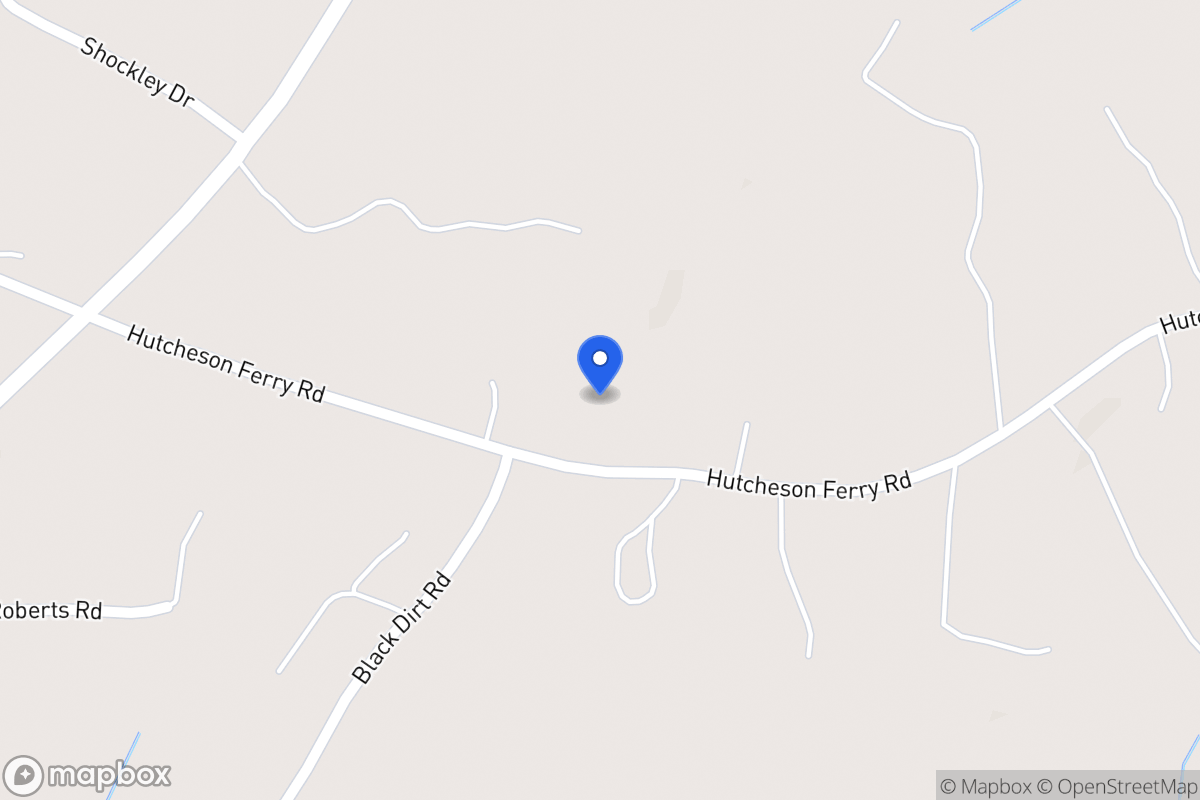 Map of 4106 Hutcheson Ferry Rd