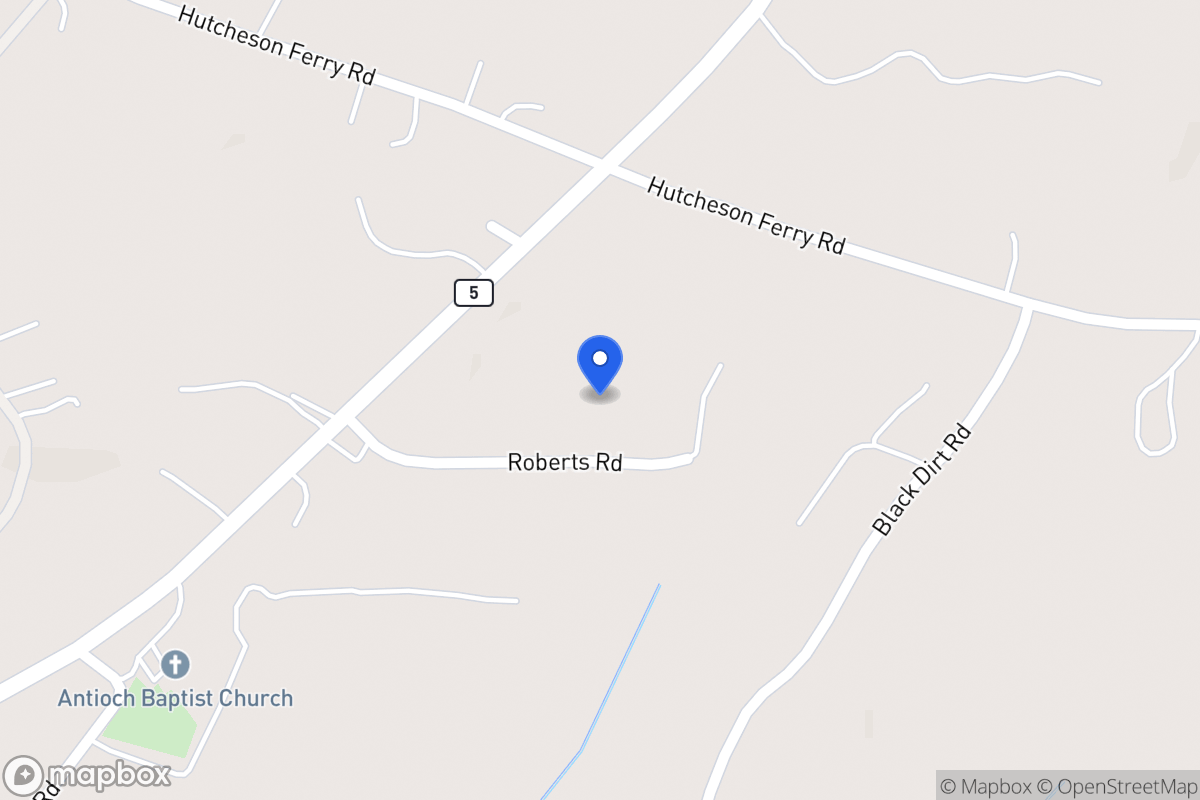 Map of Roberts Rd