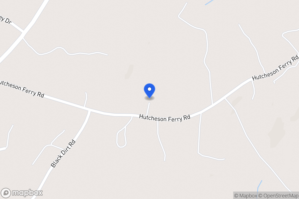 Map of 4156 Hutcheson Ferry Rd
