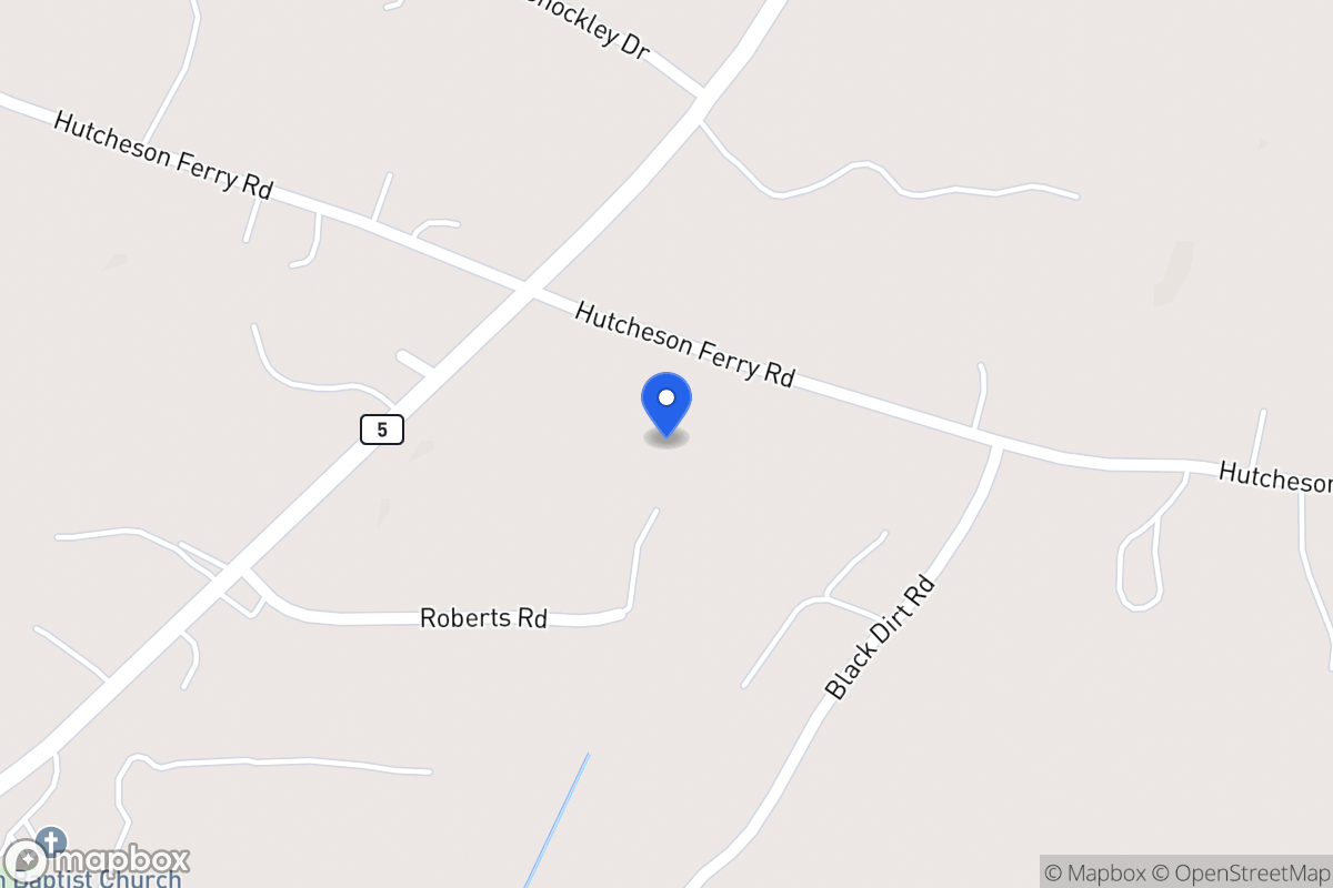 Map of 3969 Hutcheson Ferry Rd