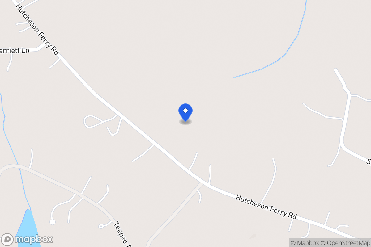 Map of 3790 Hutcheson Ferry Rd